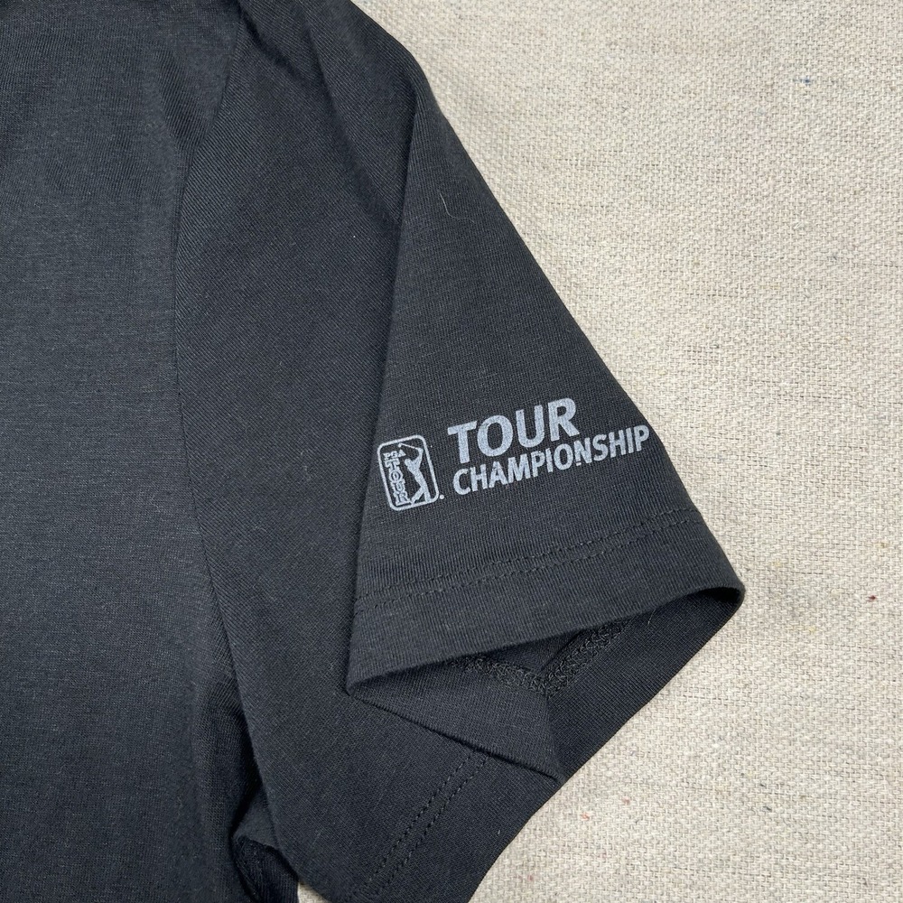 Levelwear Shirt Womens L Golf Atlanta Tour Championship East Lake Solid Black - Picture 4 of 10